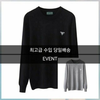 프* 로고 자수 니트