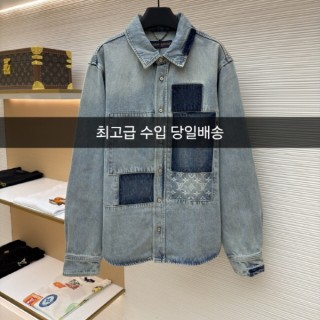 루* 패치워크 데님셔츠